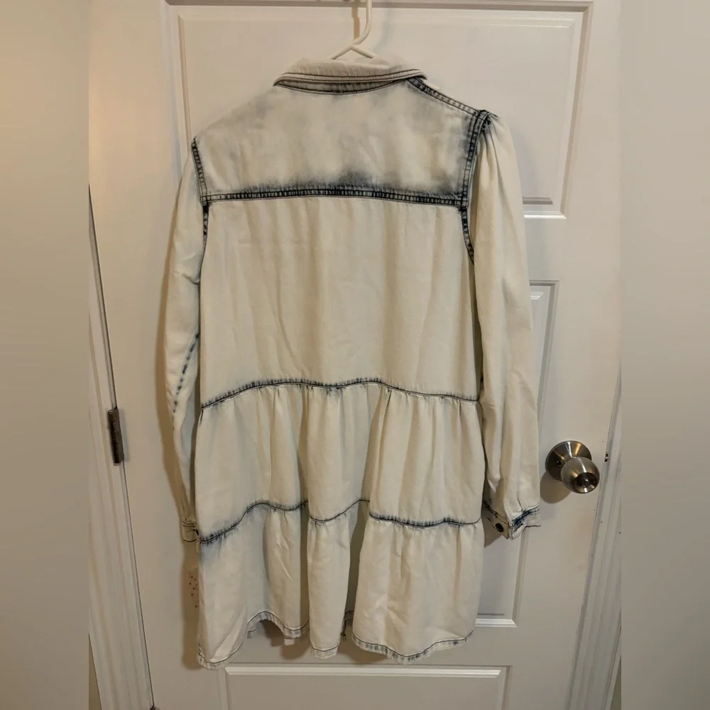 Free People Stylish Denim Dress size Large